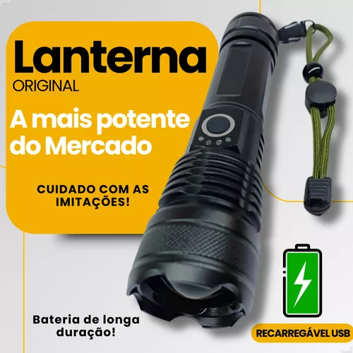 Lanterna LED Recarregável Potente: Como Escolher a Melhor