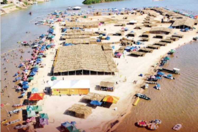 Aruanã e Rio Araguaia praias fluviais e aventura, temporada Araguaia, praias de Aruanã, o que fazer em Aruanã, shows em Aruanã julho, camping no Araguaia