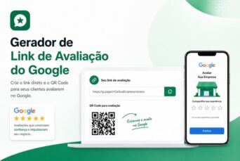 >Gerador de link de avaliação do Google