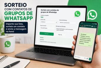 Sorteio com contatos